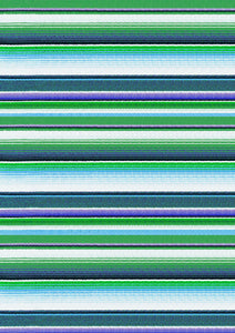 12" x 17" Zarape Green Blue Serape Print Mexico Colorful Background Pattern HTV Sheet