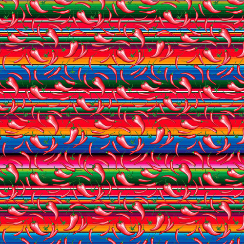 Serape Peppers Pattern Decal 12