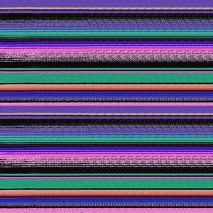 Zarape Pink Purple Black Serape Pattern Decal 12" x 12" Sheet Waterproof - Gloss Finish
