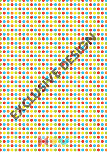 Colorful Polka Dots Pattern Htv 12 X 17 Sheet
