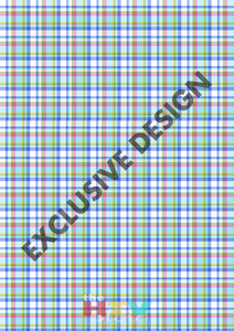 Large Blue Plaid Pattern Htv 12 X 17 Sheet
