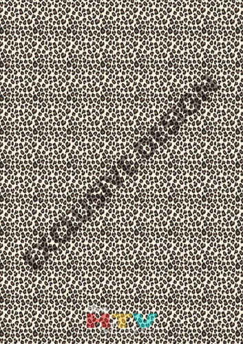 Leopard 2 Pattern Htv 12 X 17 Sheet