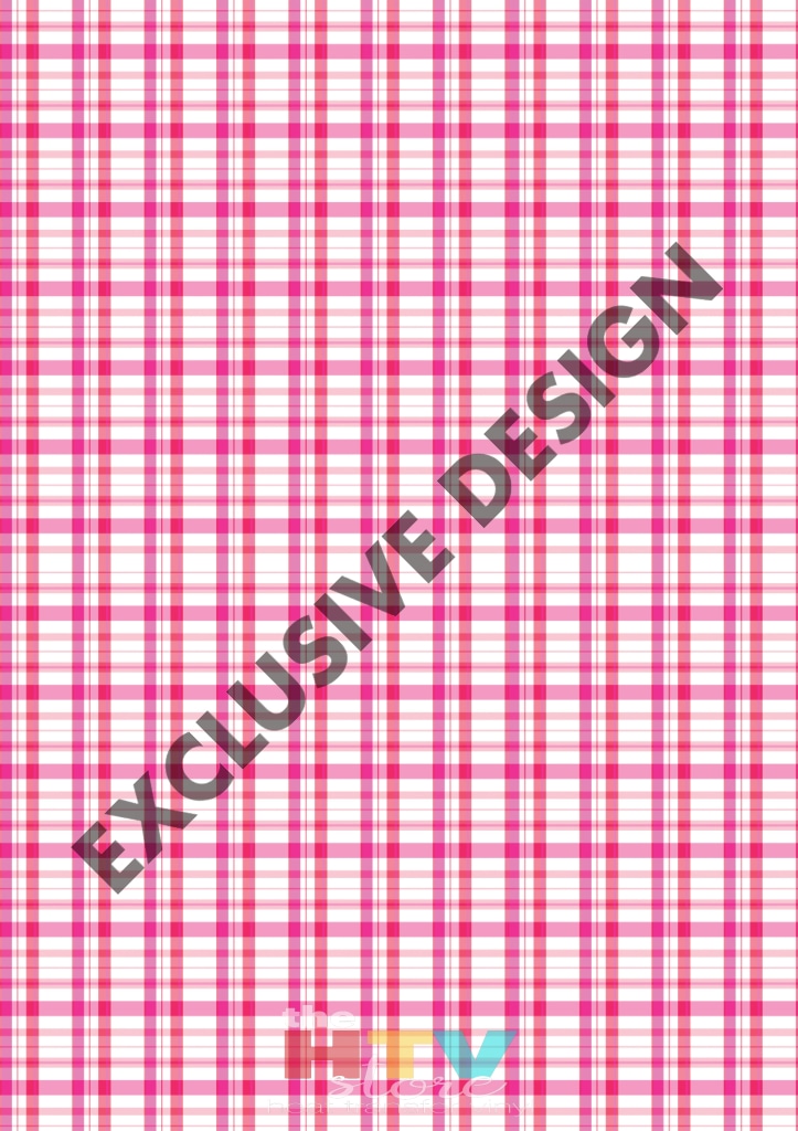 Pink Plaid Pattern Htv 12 X 17 Sheet