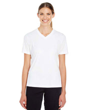 Load image into Gallery viewer, BASIC COLORS Team 365 Ladies&#39; Zone Performance V-Neck T-Shirt 100% Polyester DriFit