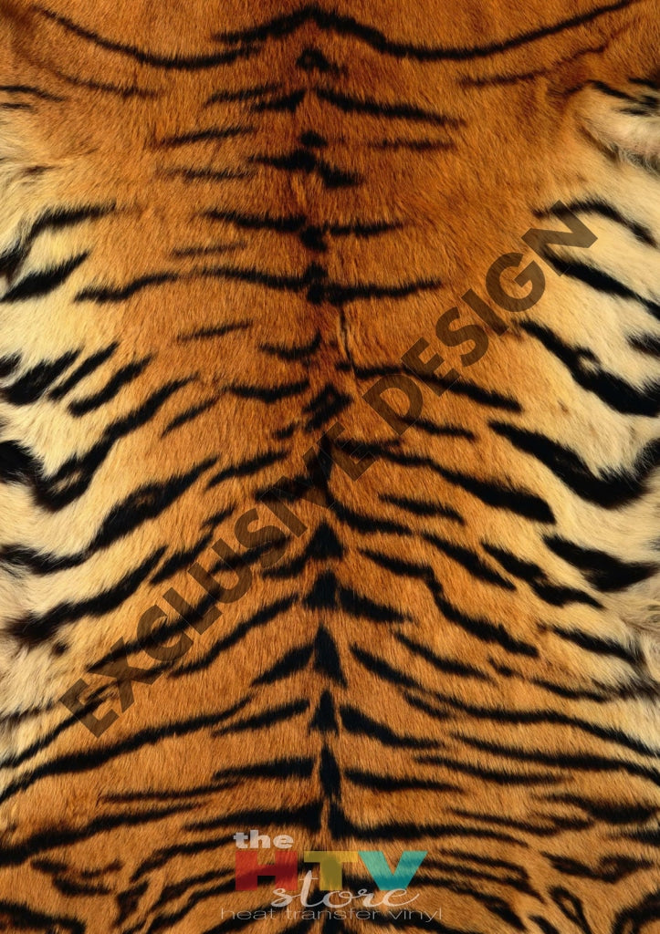 Tiger Fur Pattern Htv 12 X 17 Sheet
