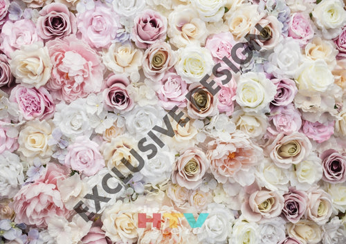 White And Light Pink Roses Photo Htv 12 X 17